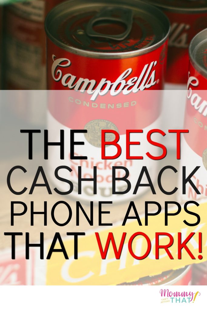 Does the thought of clipping coupons and chasing deals week after week overwhelm you? This list of cash back phone apps will help you save real money on real food without the hassle. #savemoneyongroceries #frugalliving #moneysavingtips