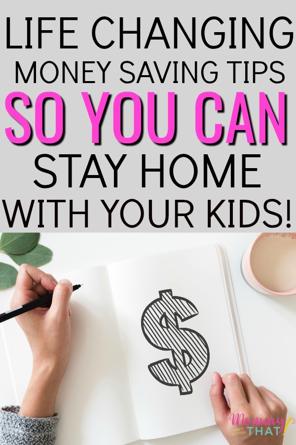 Saving money as a stay at home mom can be challenging in today's world. These 30 practical money saving tips were designed by a real stay at home mom looking to make the most out of her low income. This post will give you hope that you too can stay home with your kids. 