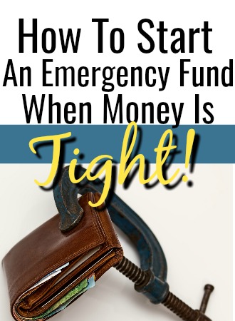 How To Start An Emergency Fund When You’re Struggling To Get By