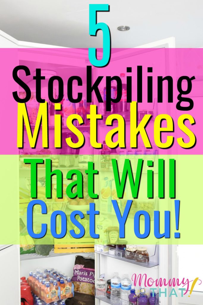 stockpiling mistakes that will cost you