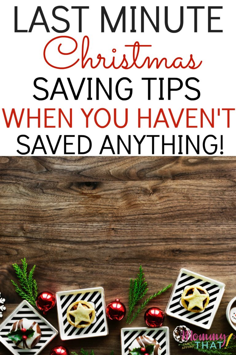 Last Minute Ways To Save On Christmas When You Haven’t Saved Anything