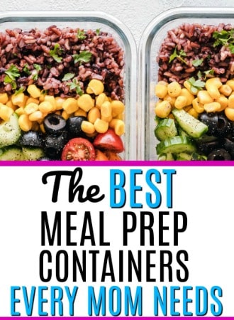 The best meal prep containers every mom needs! These meal prep containers make prepping easy for busy moms. Practical and affordable these meal prep containers will take your cooking to the next level.
