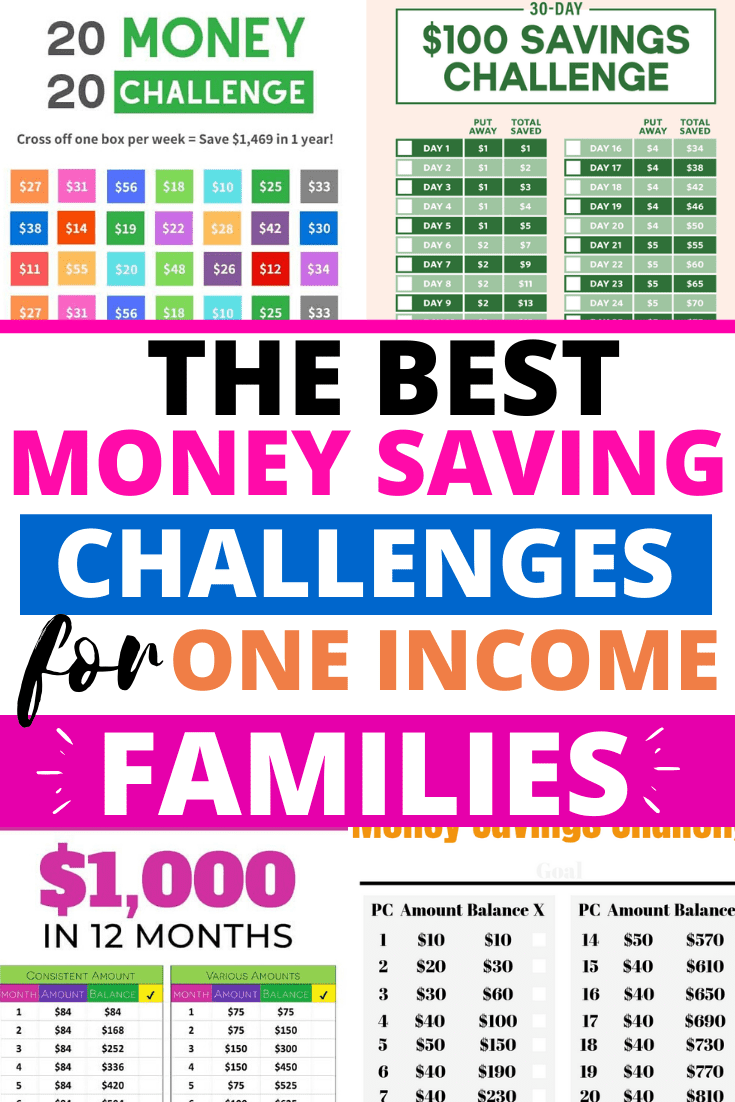 The Best Money Saving Challenges For One Income Families