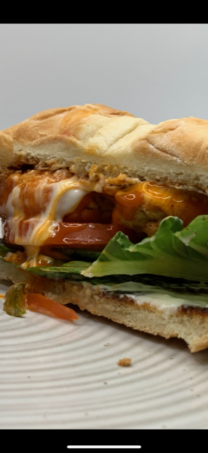 20 Minute Buffalo Chicken Sandwich (Easy Weeknight Dinner Idea)