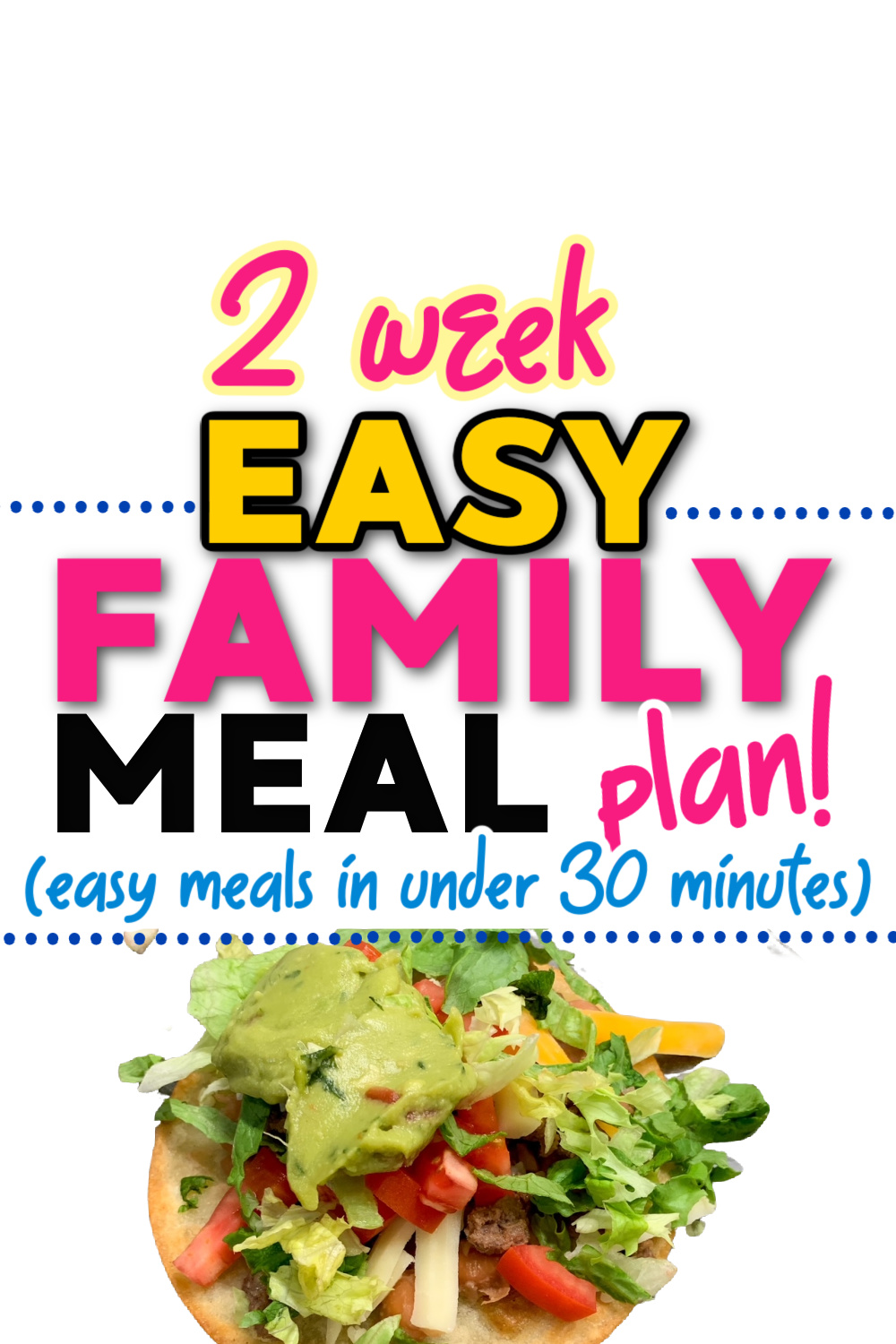 2 Weeks Worth Of Meals! Super QUICK & Easy 30 Minute Dinner Ideas!